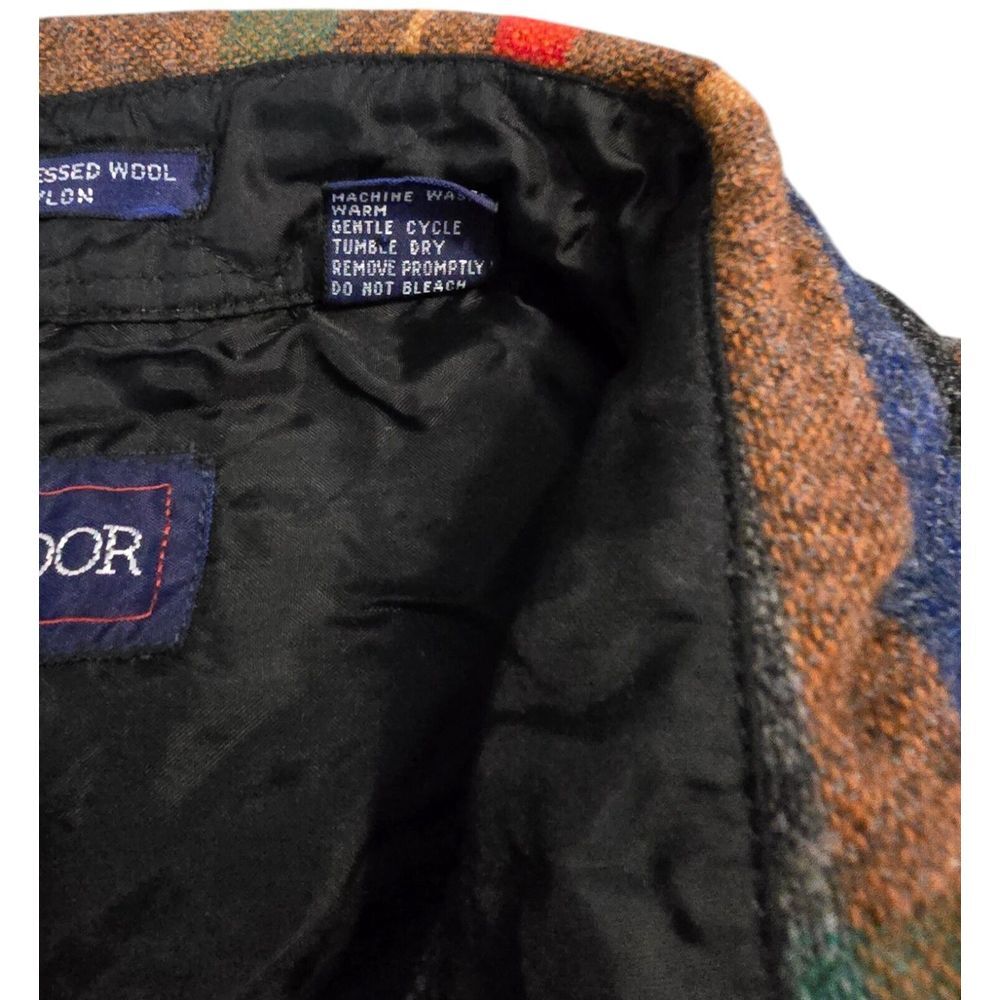 Ballymoor Vintage Plaid Flannel Shirt 70's 80's Rockabilly Surf Wool‎ Outdoors - Picture 4 of 6